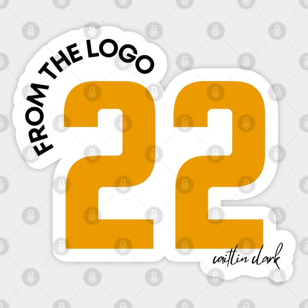 From The Logo 22 Caitlin Clark Sticker by hippohost
